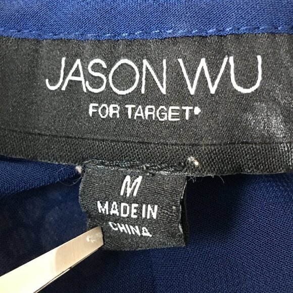 Jason Wu For Target Blue Floral Shift Dress M - Picture 5 of 5